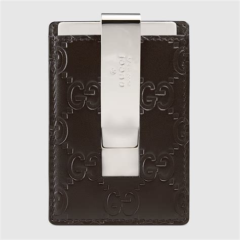 gucci cash clip|Gucci signature money clip wallet.